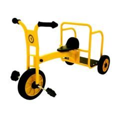 Triciclo amaya escolar individual de acero galvanizado con ruedas de caucho con rodamientos - Imagen 2