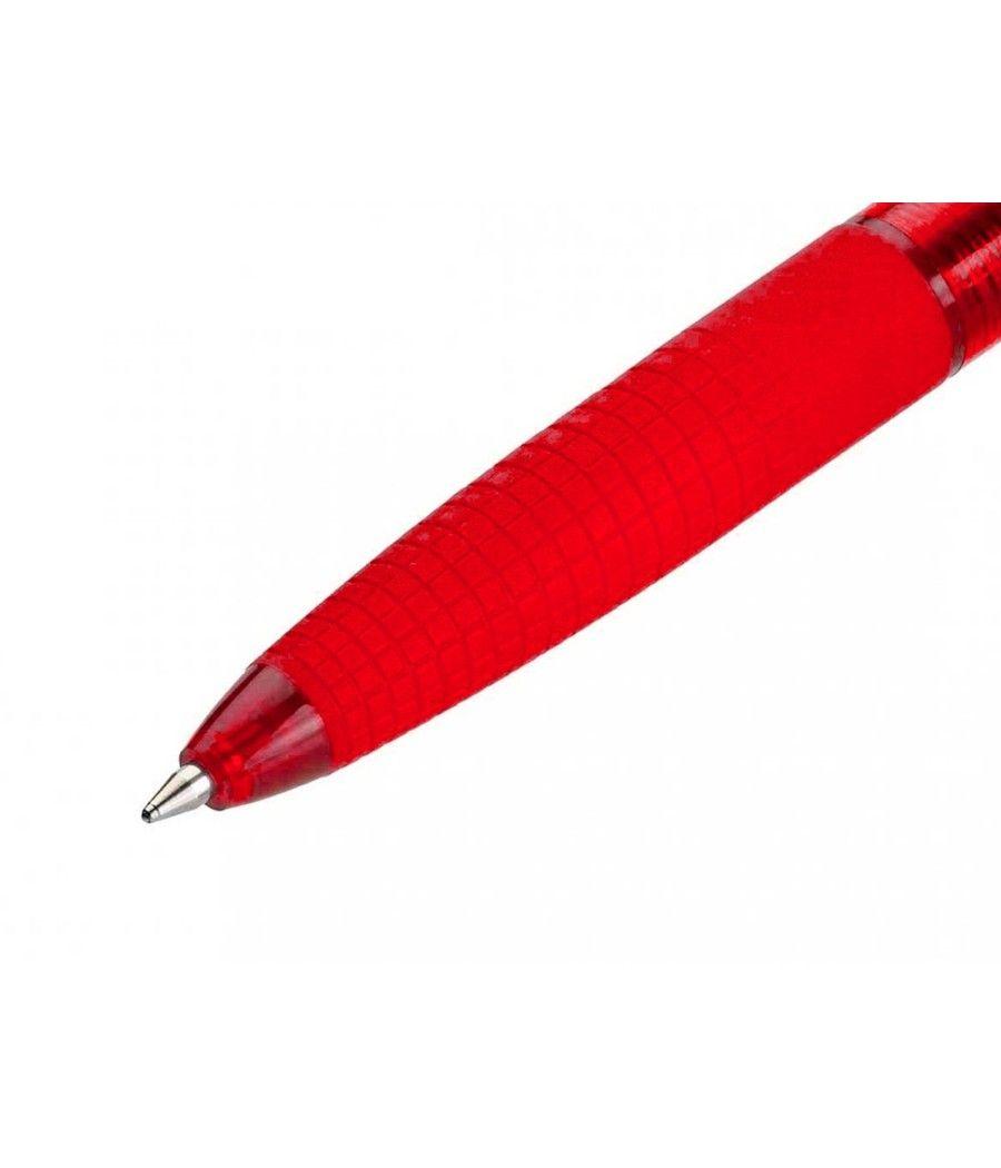 Bolígrafo pilot super grip g rojo retráctil sujecion de caucho tinta base de aceite PACK 12 UNIDADES - Imagen 4