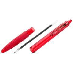 Bolígrafo pilot super grip g rojo retráctil sujecion de caucho tinta base de aceite PACK 12 UNIDADES - Imagen 5