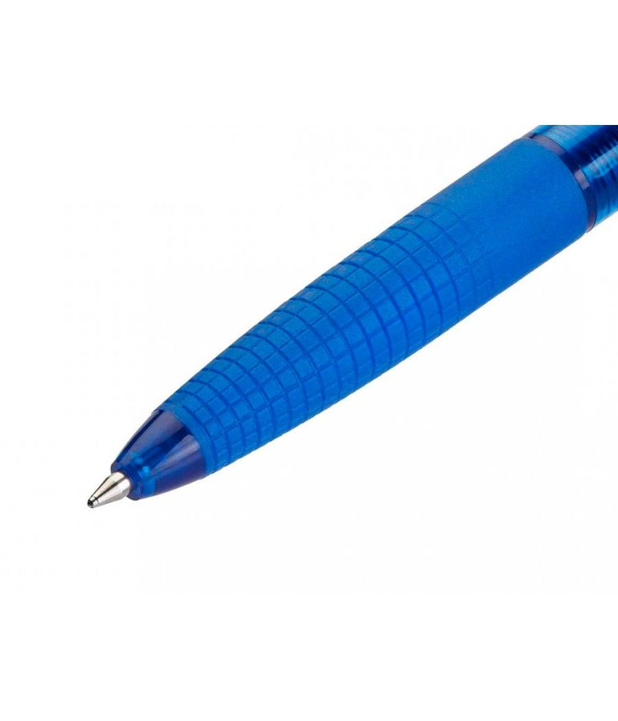 Bolígrafo pilot super grip g azul retráctil sujecion de caucho tinta base de aceite PACK 12 UNIDADES - Imagen 4