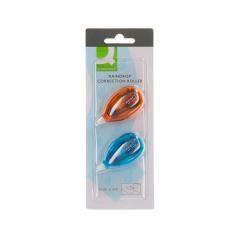 Corrector q-connect cinta blanco 5 mm x 6 mt blister 2 unidades azul y naranja PACK 12 UNIDADES - Imagen 9