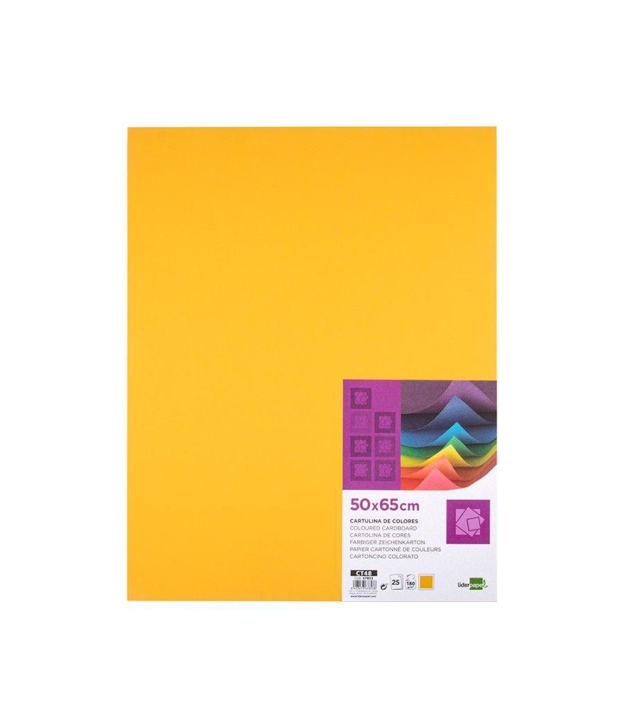 Cartulina liderpapel 50x65 cm 180 gr oro viejo paquete de 25 - Imagen 3