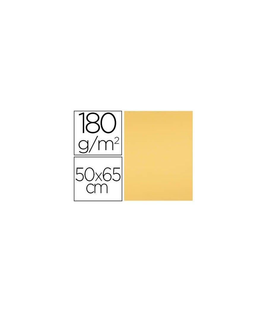 Cartulina liderpapel 50x65 cm 180 gr oro unidad PACK 125 UNIDADES - Imagen 2