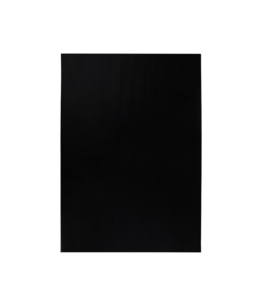 Goma eva ondulada liderpapel 50x70cm 2,2mm de espesor negro PACK 10 UNIDADES - Imagen 3