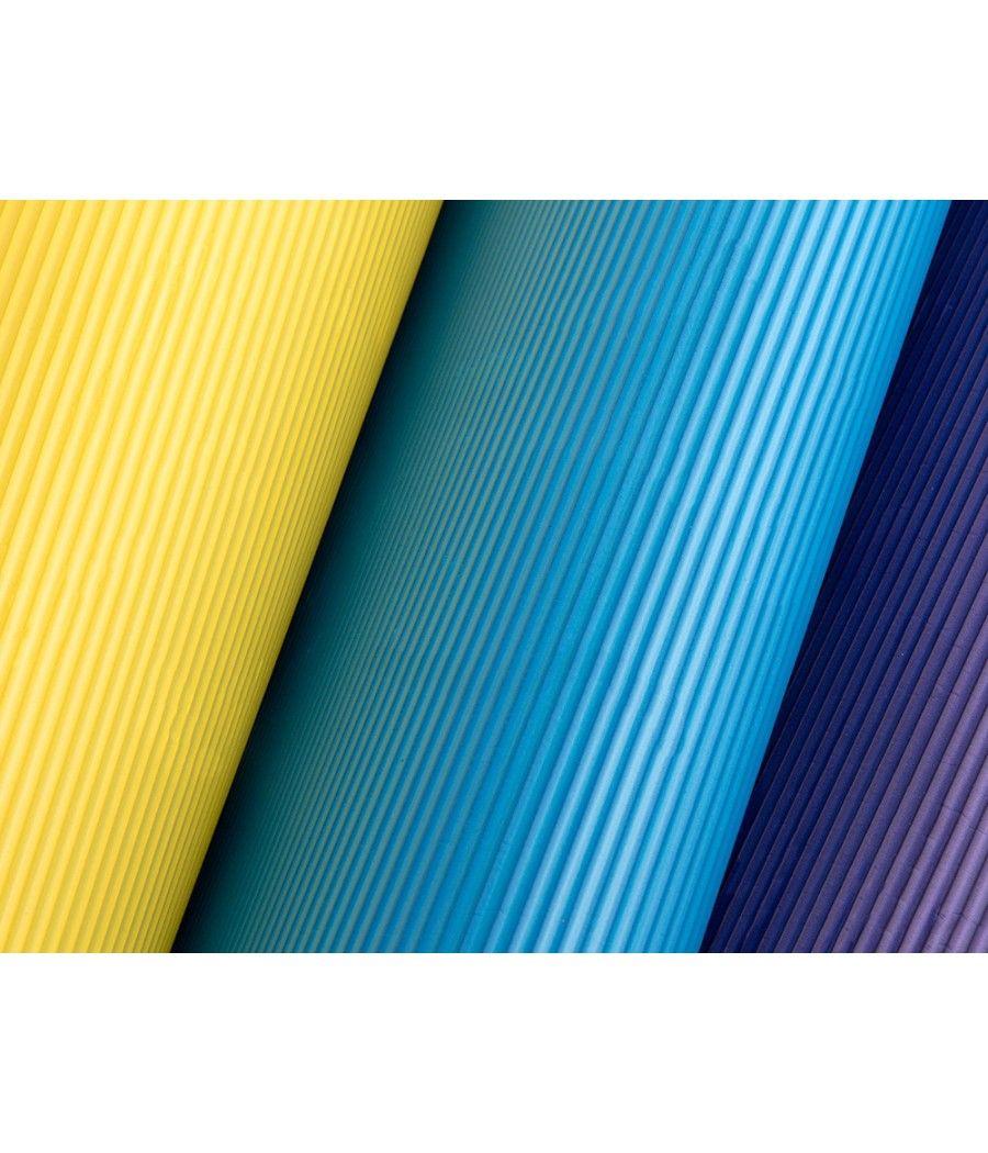 Goma eva ondulada liderpapel 50x70cm 2,2mm de espesor azul oscuro PACK 10 UNIDADES - Imagen 5