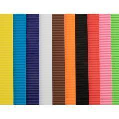 Goma eva ondulada liderpapel 50x70cm 2,2mm de espesor azul claro PACK 10 UNIDADES - Imagen 4