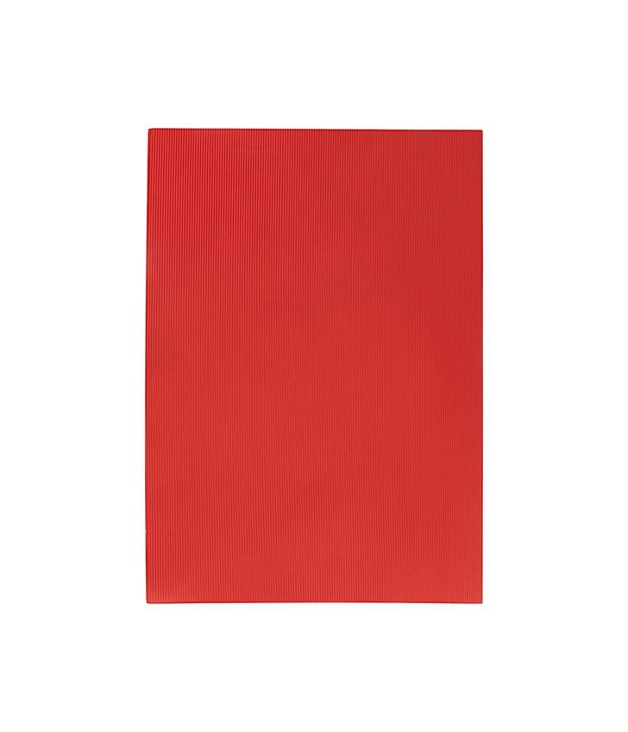 Goma eva ondulada liderpapel 50x70cm 2,2mm de espesor rojo PACK 10 UNIDADES - Imagen 3