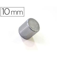 Imanes extrafuertes bi-office sujecion ideal para pizarra magnéticas 10 mm plateados blister de 2 imanes - Imagen 2