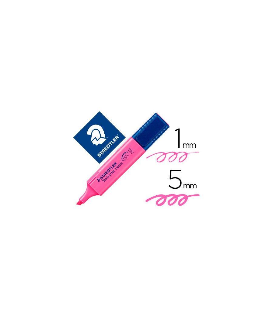 Rotulador staedtler textsurfer classic 364 fluorescente rosa PACK 10 UNIDADES - Imagen 2