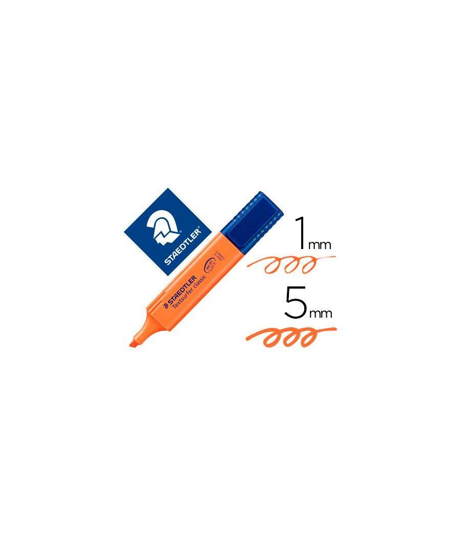 Rotulador staedtler textsurfer classic 364 fluorescente naranja PACK 10 UNIDADES - Imagen 2