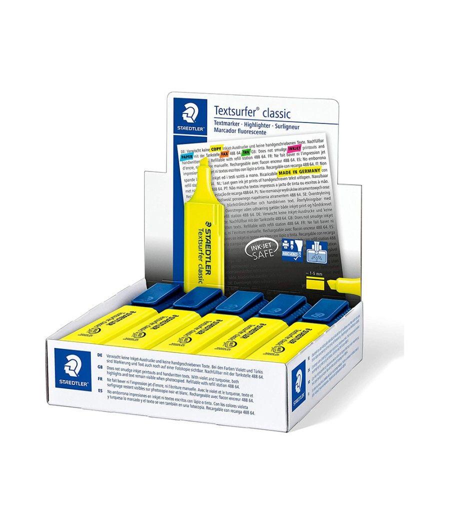 Rotulador staedtler textsurfer classic 364 fluorescente amarillo PACK 10 UNIDADES - Imagen 4