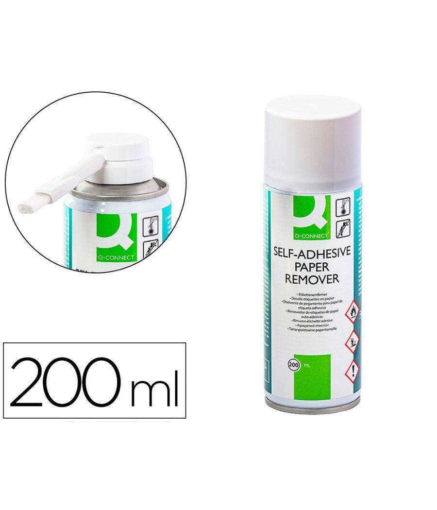 Limpiador de pegamento q-connect para etiqueta adhesiva bote de 200 ml - Imagen 2