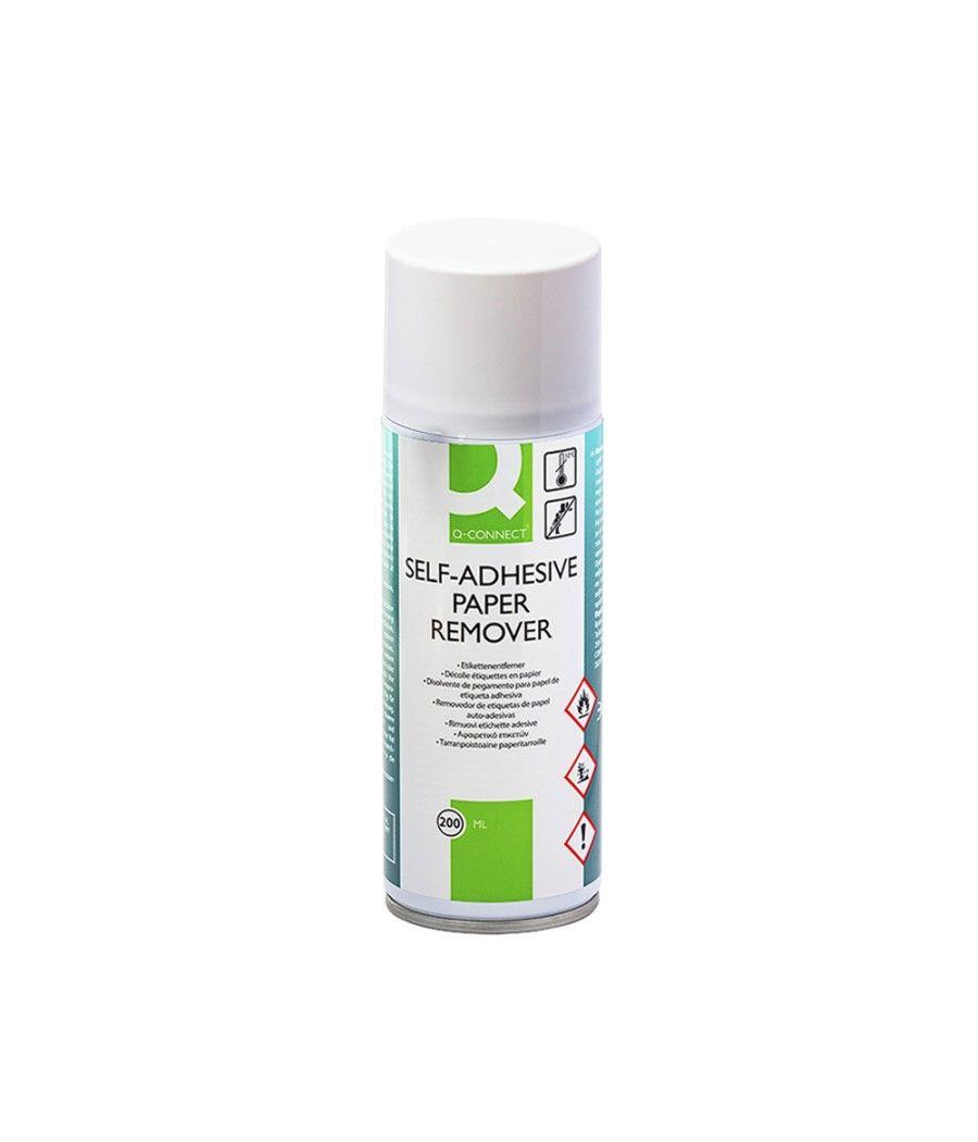 Limpiador de pegamento q-connect para etiqueta adhesiva bote de 200 ml - Imagen 3