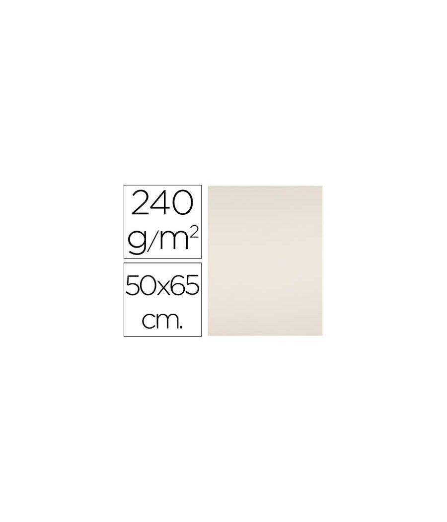 Cartulina liderpapel 50x65 cm 240g/m2 crema paquete de 25 unidades - Imagen 2