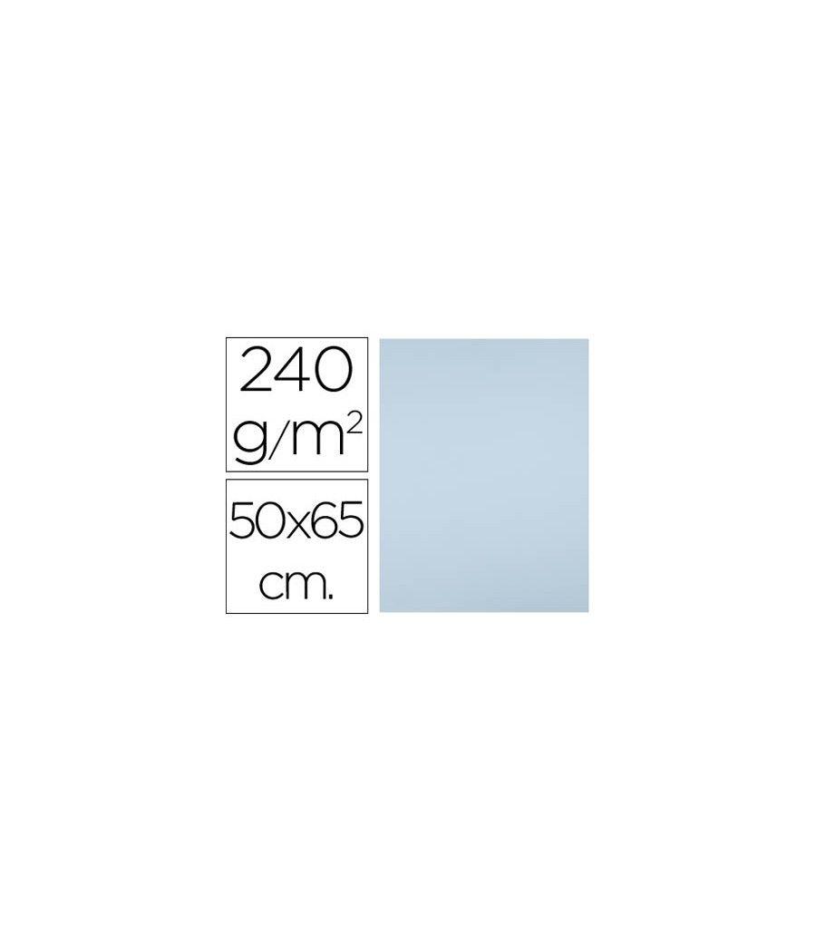 Cartulina liderpapel 50x65 cm 240g/m2 azul paquete de 25 unidades - Imagen 2