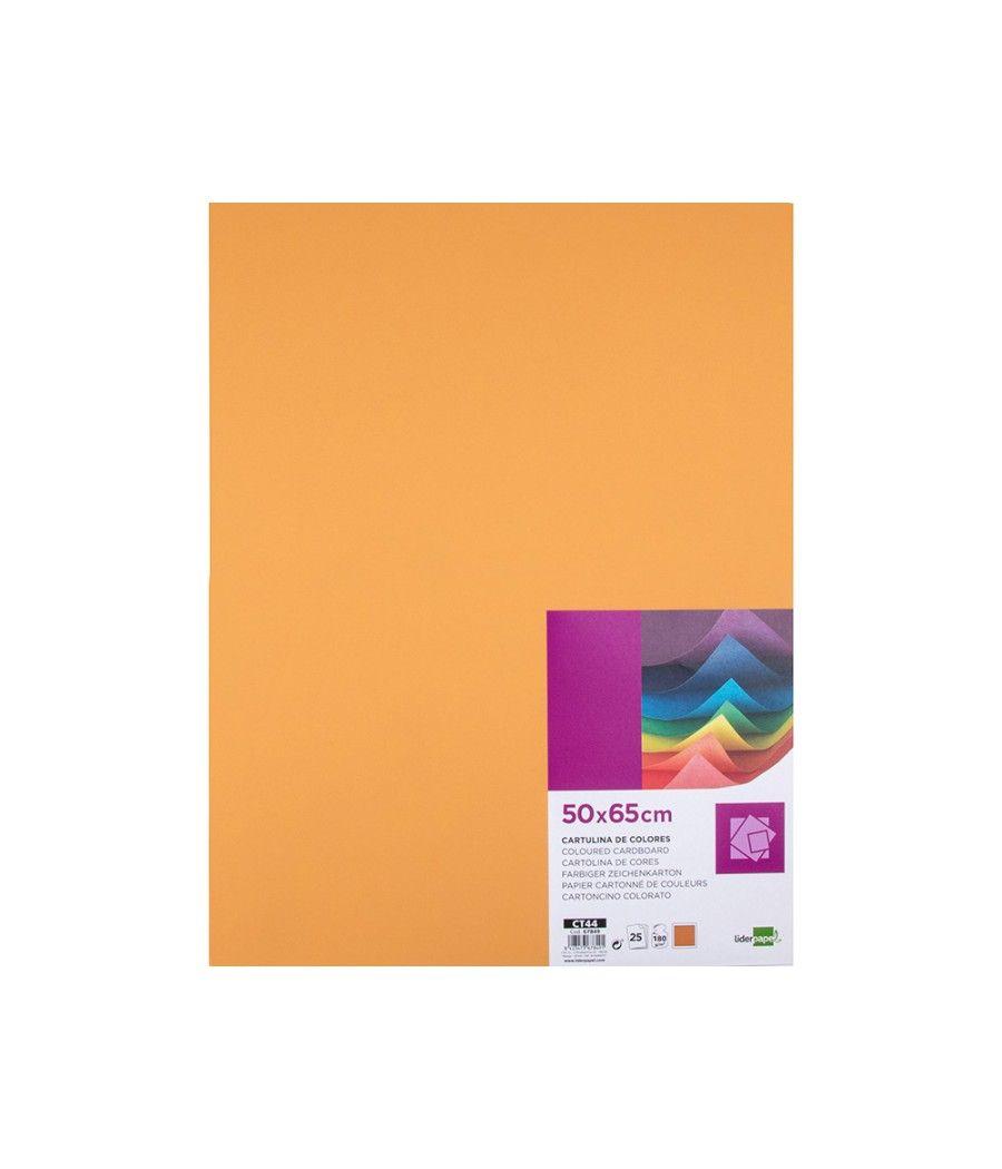 Cartulina liderpapel 50x65 cm 240g/m2 avellana paquete de 25 unidades - Imagen 3