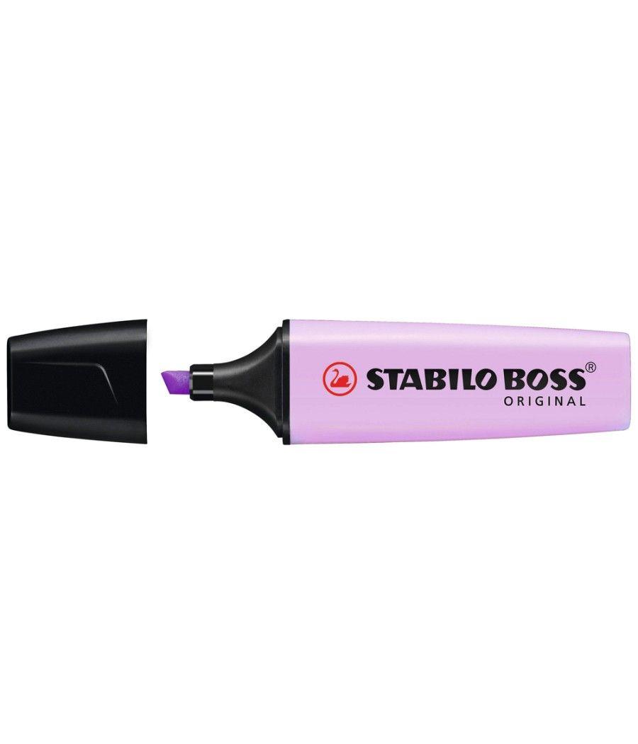 Rotulador stabilo boss pastel fluorescente 70 brisa violeta PACK 10 UNIDADES - Imagen 3