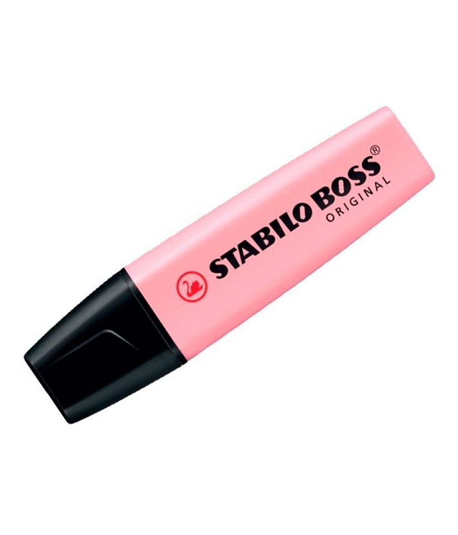 Rotulador stabilo boss pastel fluorescente 70 rubor rosa PACK 10 UNIDADES - Imagen 4