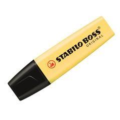 Rotulador stabilo boss pastel fluorescente 70 amarillo cremoso PACK 10 UNIDADES - Imagen 4