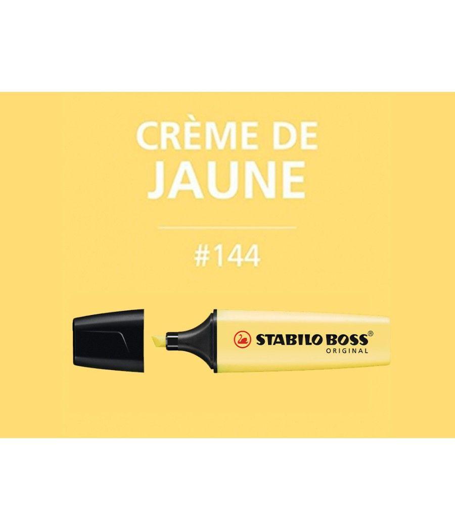 Rotulador stabilo boss pastel fluorescente 70 amarillo cremoso PACK 10 UNIDADES - Imagen 6