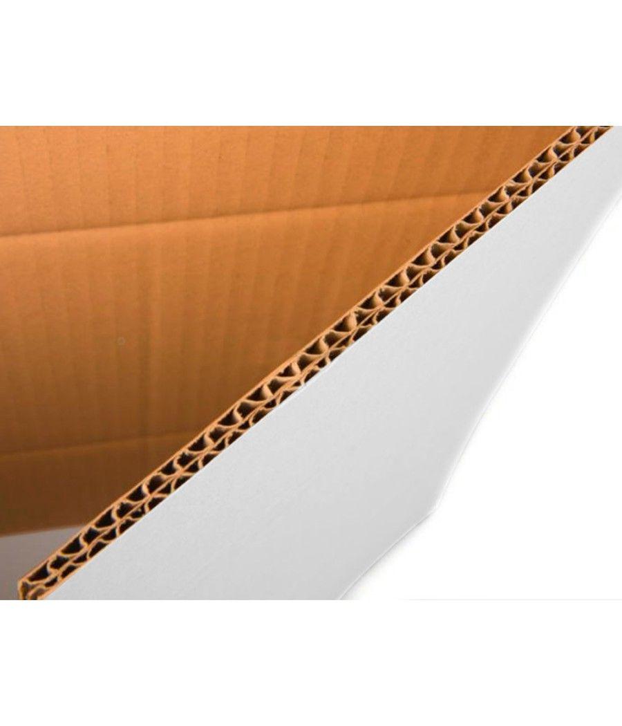 Caja para embalar q-connect blanca con asas doble canal 450x280 mm PACK 15 UNIDADES - Imagen 4