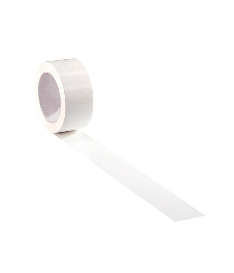 Cinta adhesiva q-connect polipropileno blanca 66 mt x 75 mm para embalaje PACK 6 UNIDADES - Imagen 5