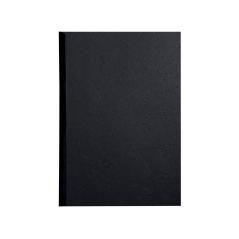 Tapa de encuadernación q-connect cartón din a4 negro simil piel 250 gr caja de 100 unidades - Imagen 3