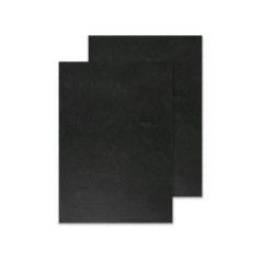 Tapa de encuadernación q-connect cartón din a4 negro simil piel 250 gr caja de 100 unidades - Imagen 4
