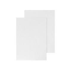 Tapa de encuadernación q-connect cartón din a4 blanco brillante 250 gr caja de 100 unidades - Imagen 4