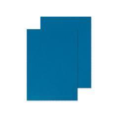 Tapa de encuadernación q-connect cartón din a4 azul simil piel 250 gr caja de 100 unidades - Imagen 4