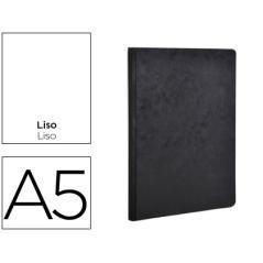 Libreta age-bag tapa cartulina lomo cosido liso 96 hojas color negro 148x210 mm - Imagen 2