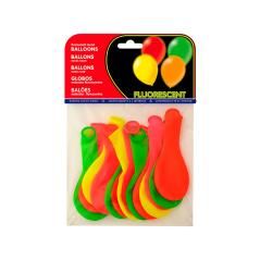 Globos fluorescentes bolsa de 15 unidades colores surtidos - Imagen 3