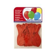 Globos pastel rojo bolsa de 20 unidades - Imagen 2