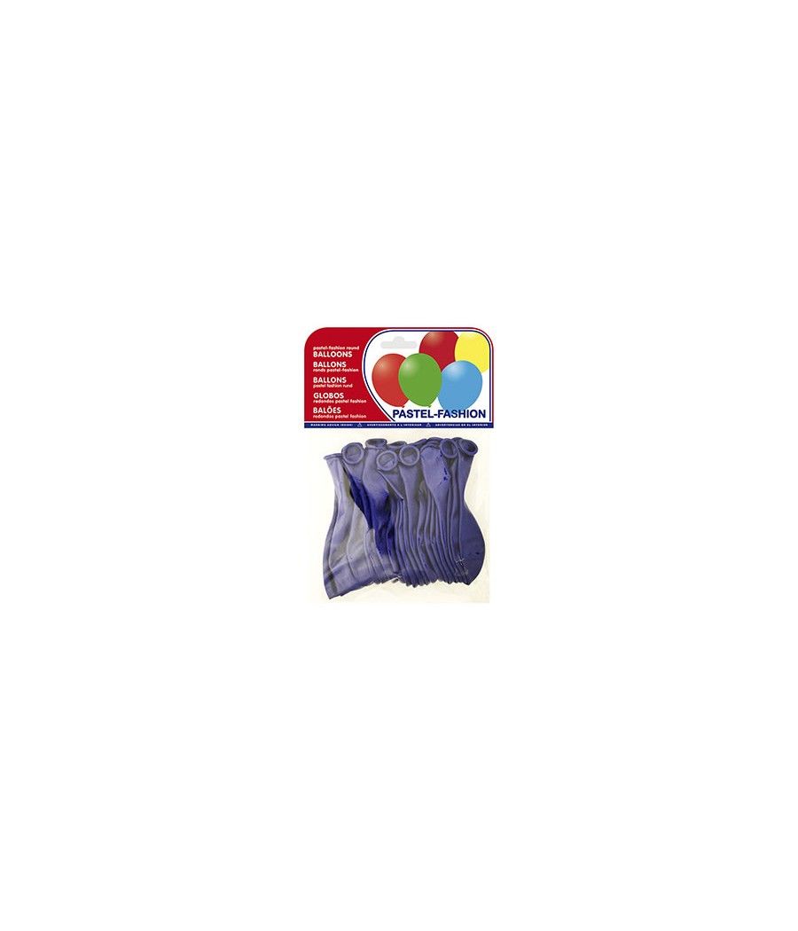 Globos pastel azul marino bolsa de 20 unidades - Imagen 2