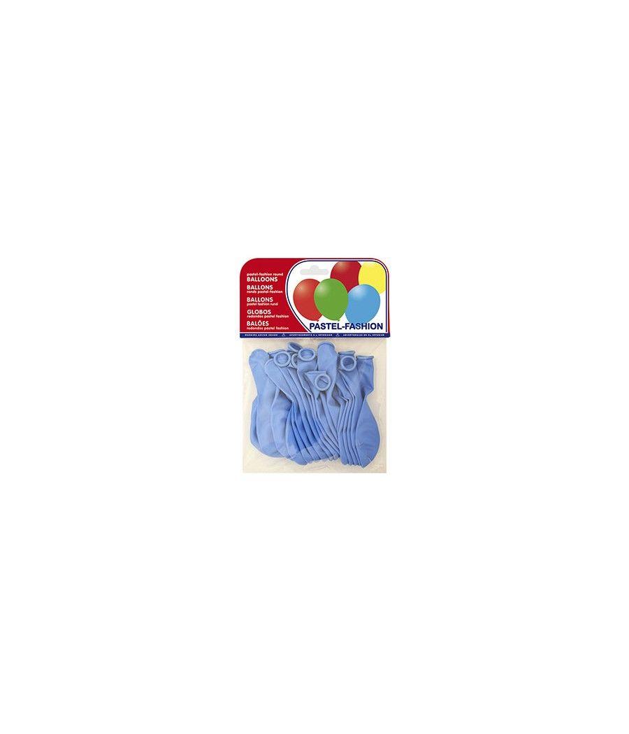 Globos pastel azul celeste bolsa de 20 unidades - Imagen 2