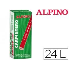 Lápices alpino carpintero caja de 24 unidades