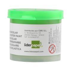 Tempera liderpapel escolar 40 ml verde claro PACK 5 UNIDADES - Imagen 3