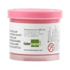 Tempera liderpapel escolar 40 ml rosa PACK 5 UNIDADES - Imagen 3