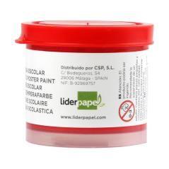 Tempera liderpapel escolar 40 ml rojo PACK 5 UNIDADES - Imagen 3