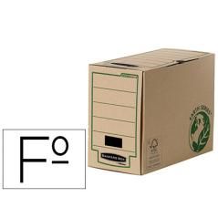 Caja archivo definitivo fellowes folio cartón reciclado lomo 150 mm - Imagen 2