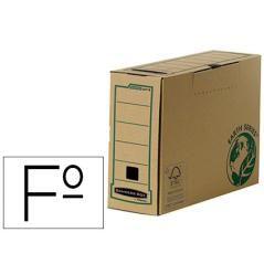 Caja archivo definitivo fellowes folio cartón reciclado lomo 100 mm - Imagen 2