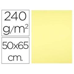 Cartulina liderpapel 50x65 cm 240 g/m2 amarillo medio PACK 125 UNIDADES - Imagen 1