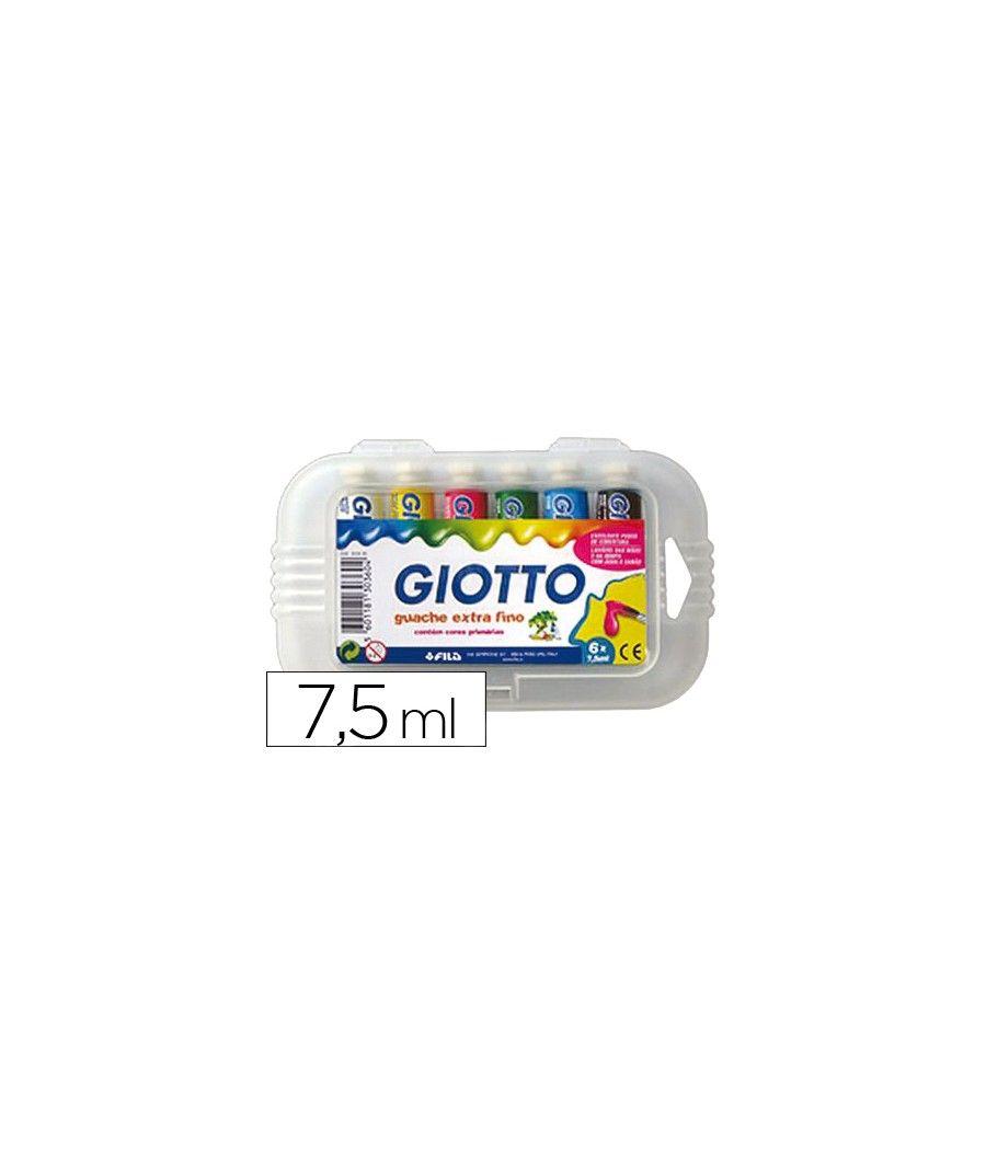 Tempera giotto 7,5 ml 6 colores surtidos - Imagen 2