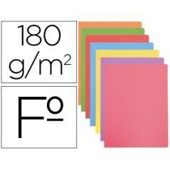 Subcarpeta cartulina gio folio colores pasteles surtidos 180 gr/m2 paquete de 50 unidades - Imagen 2