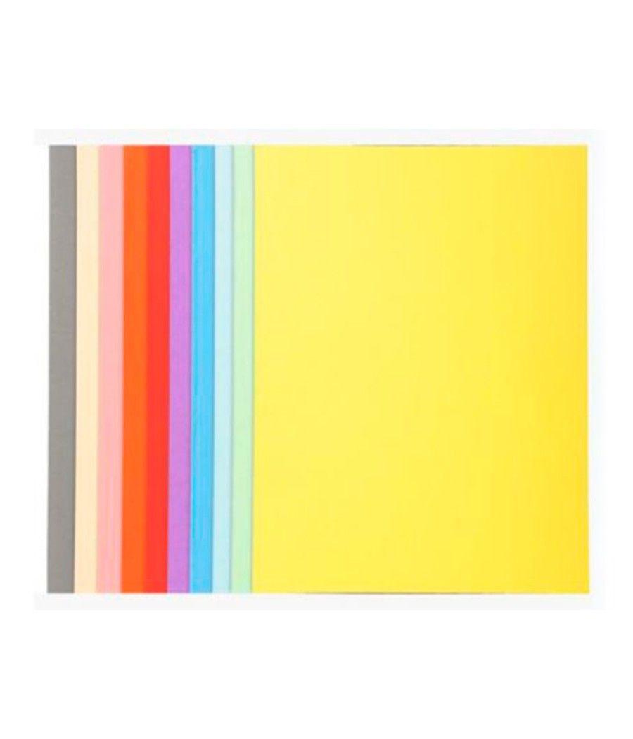 Subcarpeta cartulina gio folio colores pasteles surtidos 180 gr/m2 paquete de 50 unidades - Imagen 4