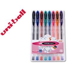 Bolígrafo uni ball um-120 signo 0,7 mm tinta gel estuche de 8 colores basicos - Imagen 2
