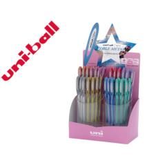 Bolígrafo uni ball um-120 signo 0,7 mm tinta gel expositor de 48 colores metalizados - Imagen 2