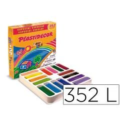 Lápices cera plastidecor caja de 352 colores - Imagen 2