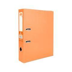 Archivador de palanca liderpapel folio documenta forrado pvc con rado lomo 75mm naranja con compresor - Imagen 3