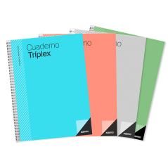 Cuaderno triplex additio plan de curso evaluacion agenda plan semanal y tutorias fundas transparentes 22,5x31cm - Imagen 3